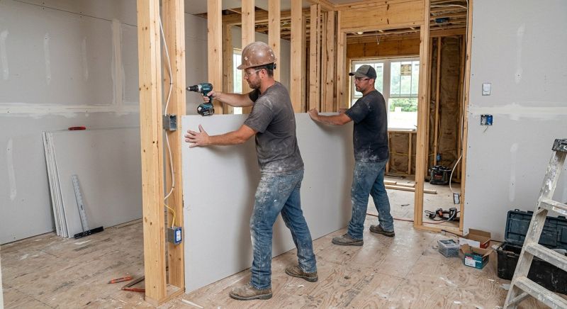Drywall Replacement in Conroe, TX