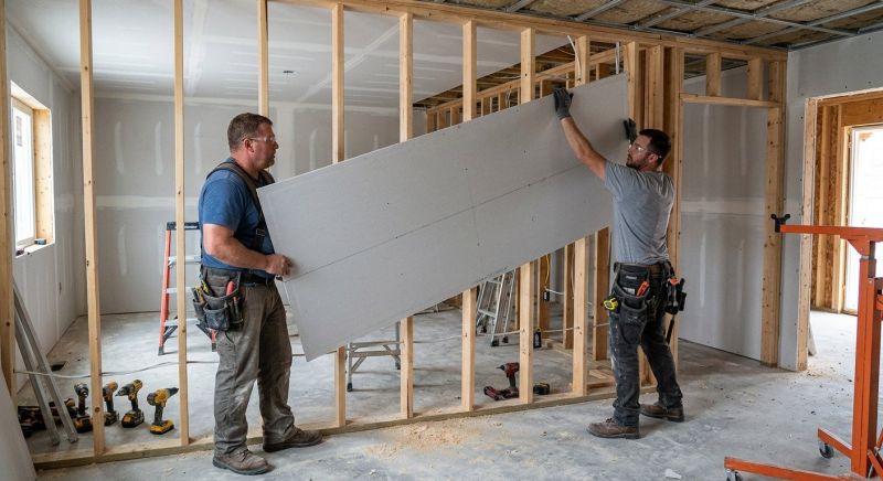 Gypsum Board Installation in Denver County, CO